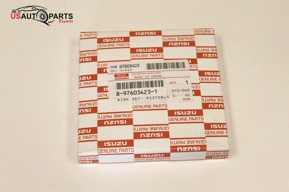 Genuine Isuzu Piston Ring For NPR NPR-HD NQR NRR FVR FTR 4HK1 6HK 7.8L 2005-2016 - Image 2 of 4