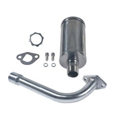Exhaust Pipe Header  Muffler For Predator 196cc/212cc Honda GX160 GX200 Go Kart