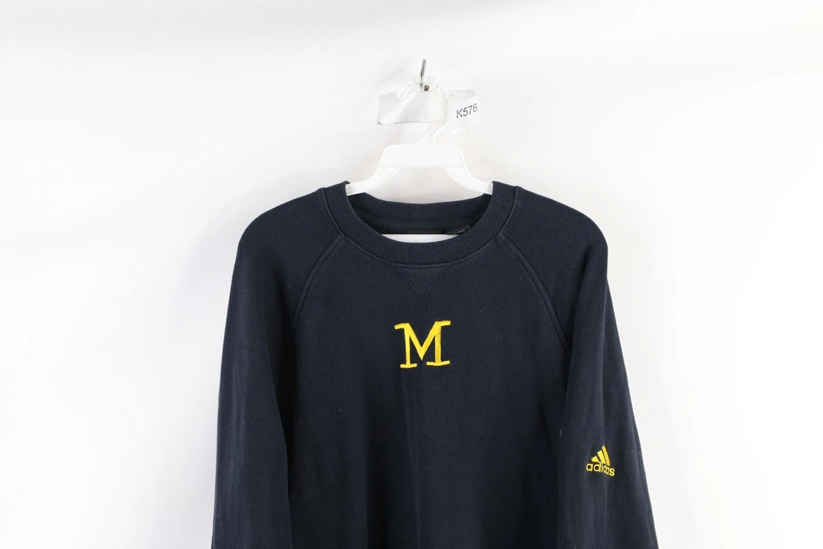 Adidas Mens S Jim Harbaugh Block M University of Michigan Football  Sweatshirt | eBay