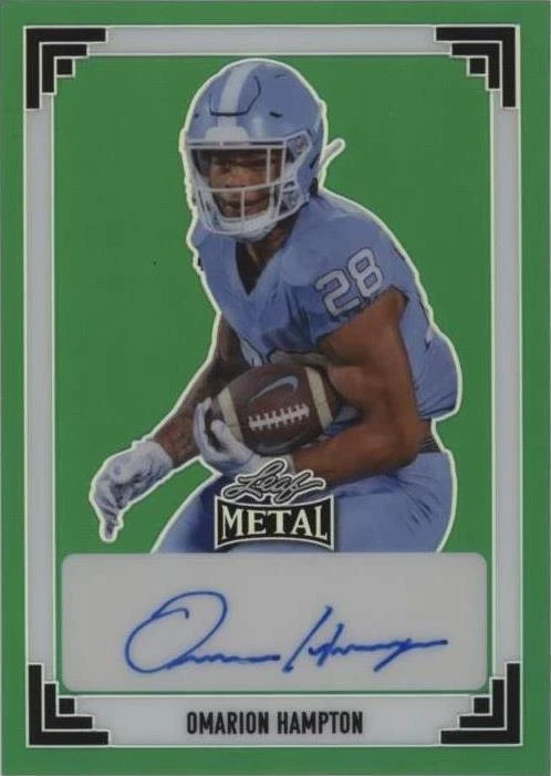 2024 Leaf Metal Omarion Hampton #91A-OH1