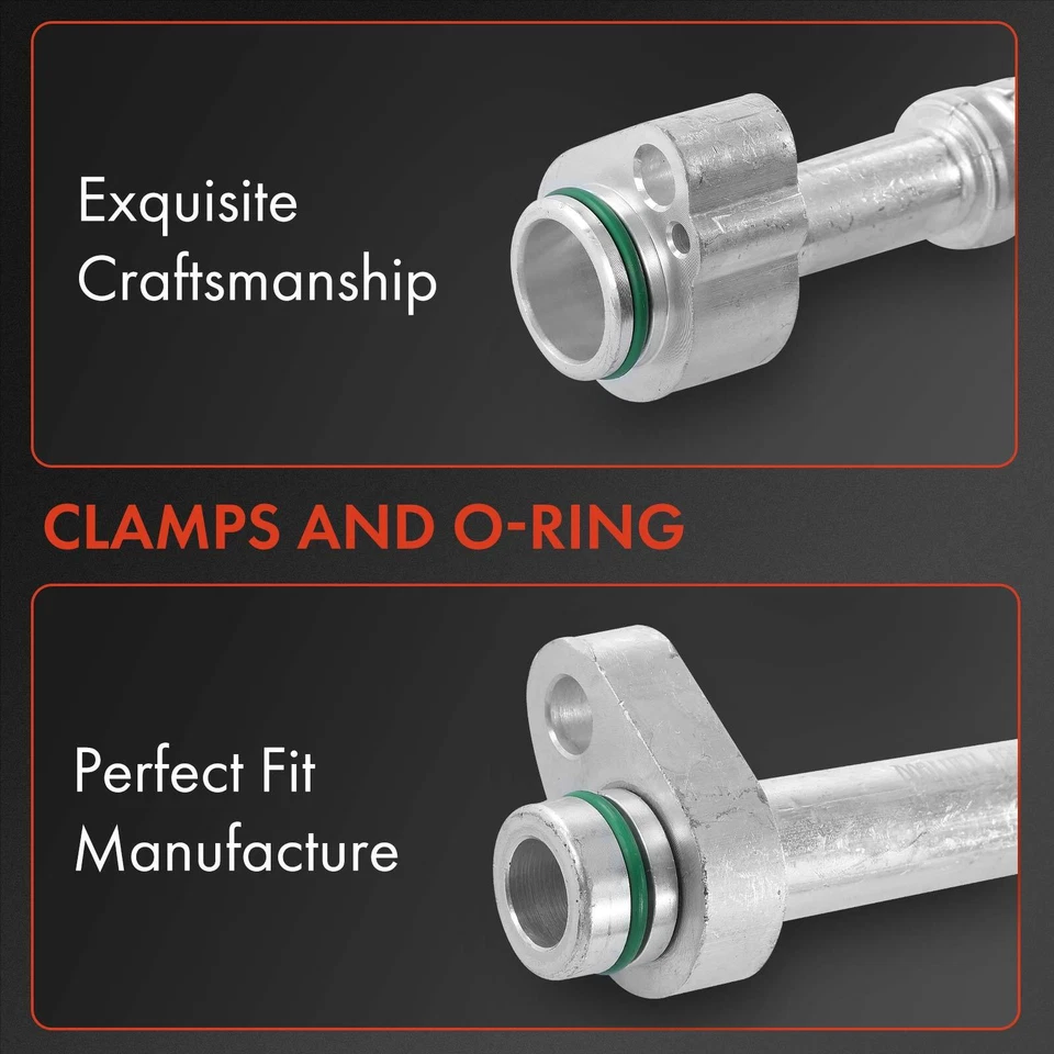 Línea de succión de manguera de refrigerante de CA para Mercedes-Benz X164 W164 GL320 GL350 ML320 Foto 3 de 4