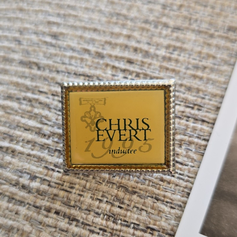 Chris Evert 1995 Induction Into International Tennis Hall of Fame Pin