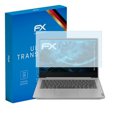 atFoliX 2x Displayschutzfolie für Lenovo Idea Pad S340 14 inch Schutzfolie klar