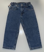 NWT Vintage Kids Size 4 Little Levi  s 566 Loose Fit Black Tab 1999 Denim Jeans