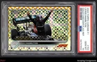 2022 Topps Chrome F1 Gold Checker Flag Refractor Lewis Hamilton GPW 26/50 PSA 10