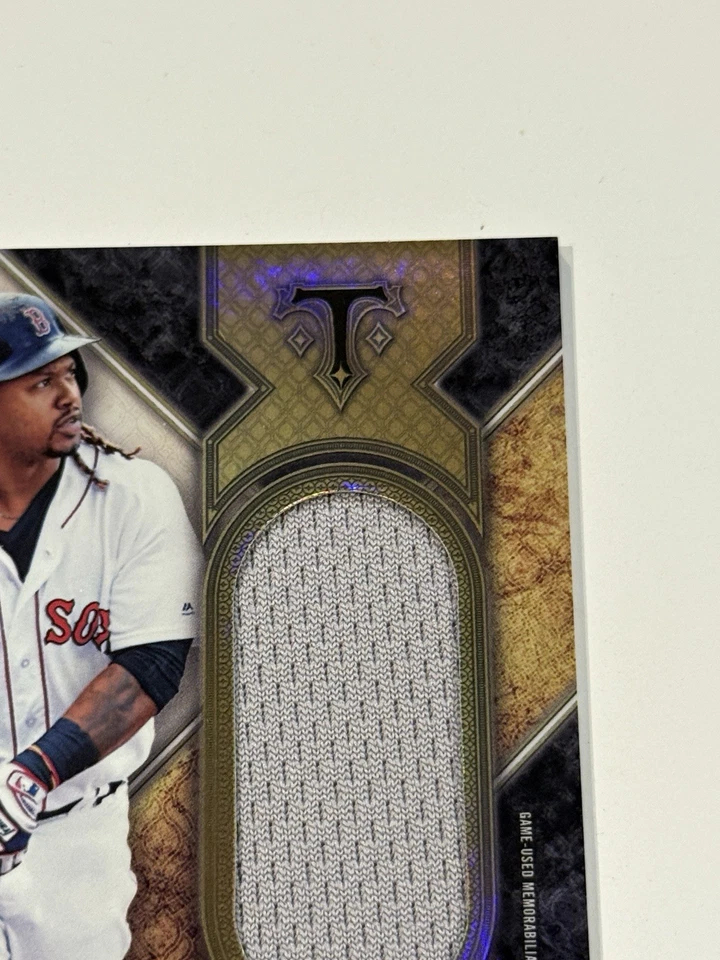 2017 Topps Triple Threads - Single Jumbo Relics Hanley Ramirez #SJR-HRA /36... - Image 4 of 4