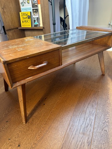 vintage wooden coffee table | eBay UK