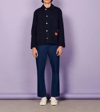 Sandro Paris Mens Jacket Size S Denim Overshi...