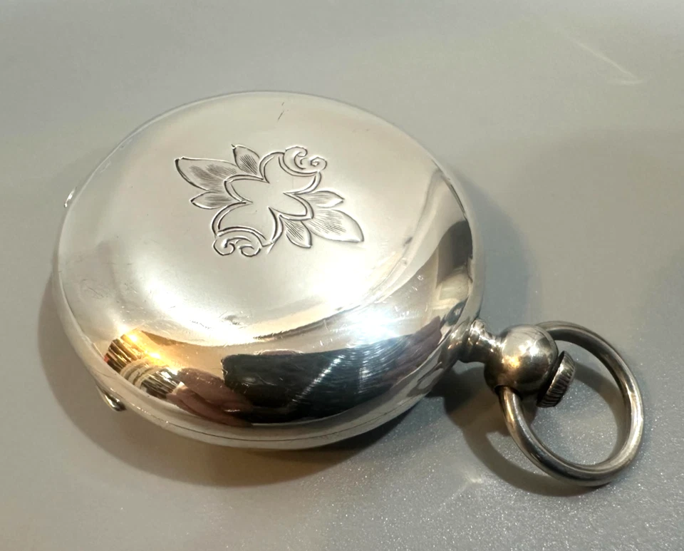 Waltham s.18 Civil War Period Silver Hunter Case Pocket Watch, circa 1860 #34052 - Image 3 of 4