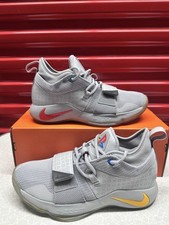 NIKE PG 2.5 PlayStation Paul George Wolf Grey Multi-Color Size 8 NO LIGHTS PS2