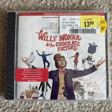 Willy Wonka & the Chocolate Factory Original Soundtrack 25th Anniversary SEALED