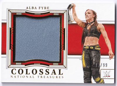 Alba Fyre | Event-Used Colossal Mat /99 | WWE 2024 Panini National Treasures