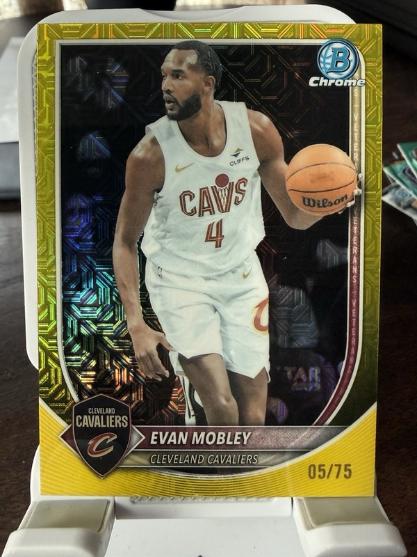 Evan Mobley Topps Bowman Chrome Mojo /75 BCV-93