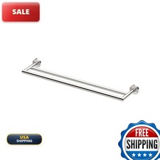 Gatco 4644 Glam Double Towel Bar, Satin Nickel, 24 Inch