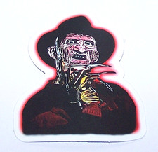 "A Nightmare on Elm St." Cut Sticker Decal Movie Horror Film Freddy Krueger