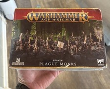 Games Workshop Age of Sigmar Skaven Plague Monks 20 Miniatures Unassembled