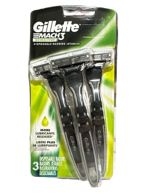Gillette Mach 3 Men s Sensitive 3 Disposable Razor 