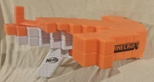 NERF Minecraft Pillager's Crossbow, Dart-Blasting Crossbow Pre Owned No Darts
