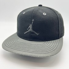 Jordan Hat Cap SnapBack Youth Black Grey True Jumpman Adjustable Embroidered
