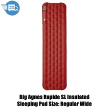 "Big Agnes Rapide SL Insulated Sleeping Pad Size: Regular Wide "