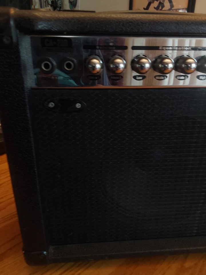 Amplificador de bajo Stagg 20 vatios CA 20B con altavoz de 8" negro 15 por 13 pulgadas Foto 2 de 4
