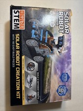 Discovery Kids Mindblown STEM 12-in-1 Solar Robot Creation 190-Piece Kit