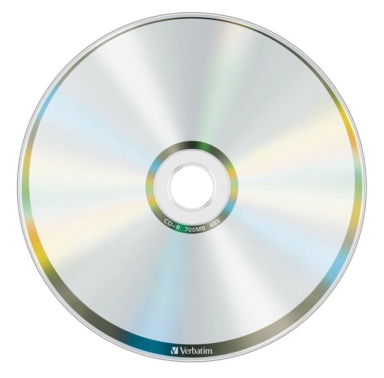 Verbatim SR80FC100SV1 Record-Once CD-Rs, 700MB, 100 Discs, Silver, 48x Speed - Image 2 of 4