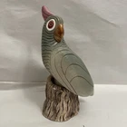 Rare Jumbo Artesania Rinconada Cockatoo Parrot Bird Figurine Uruguay XL 8.75"