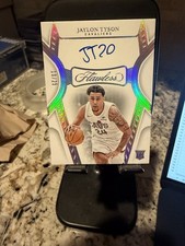 2024-25 Panini Flawless Jaylon Tyson Auto /25 RC #RAU-JTY
