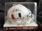 U. Of Miami Riddell Mini Helmet Signed Vinny Testaverde -NEW in BOX!
