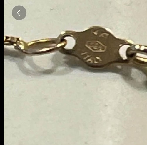 Vintage Black Hills 10kt gold Cross With 18” 14kt Gold Chain. - Picture 4 of 10