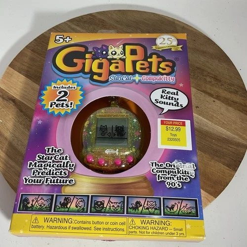 Giga Pets StarCat Compukitty Virtual Pet 25th Anniversary NIP (C)
