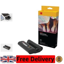 Kodak Dock Wi-Fi Photo Printer Cartridge & 40 Glossy Photo Paper Pack