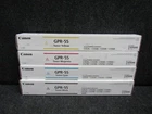 LOT OF 4! GENUINE CANON GPR-55 BLACK/CYAN/MAGENTA/YELLOW (IR-ADV C5535) TONER