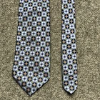 Barcelino Geometric Shapes Made Italy 100% Silk Neck Tie Men's 60"