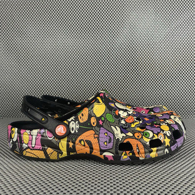 Disney Mickey Halloween Print Adult Clogs Mens 9 Womens  display picture 1