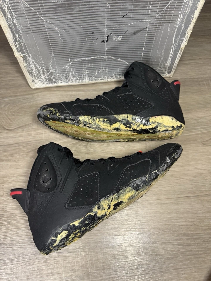 Talla 10 - 2000 Air Jordan 6 Retro Infrarrojo (136038-061) Foto 3 de 4