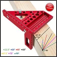 Angle Ruler Measuring Tool Square Protractor Woodworking Miter Triangle Ruler