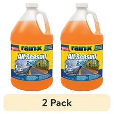 Rain-X 2-in-1 All-Season Windshield Washer Fluid, 1 Gal