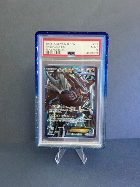 Pokemon 2013 Plasma Blast Dialga EX Team Plasma Full Art Holo 99/101 PSA 9