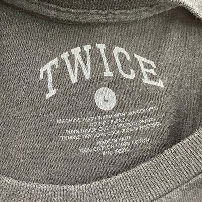 TWICE LA Pop-Up World Tour Ready to Be K-Pop Black T-Shirt Men's