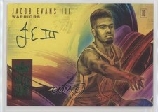 2018-19 Panini Court Kings Fresh Paint Jade Jacob Evans III #FP-JE3 Auto 0u72