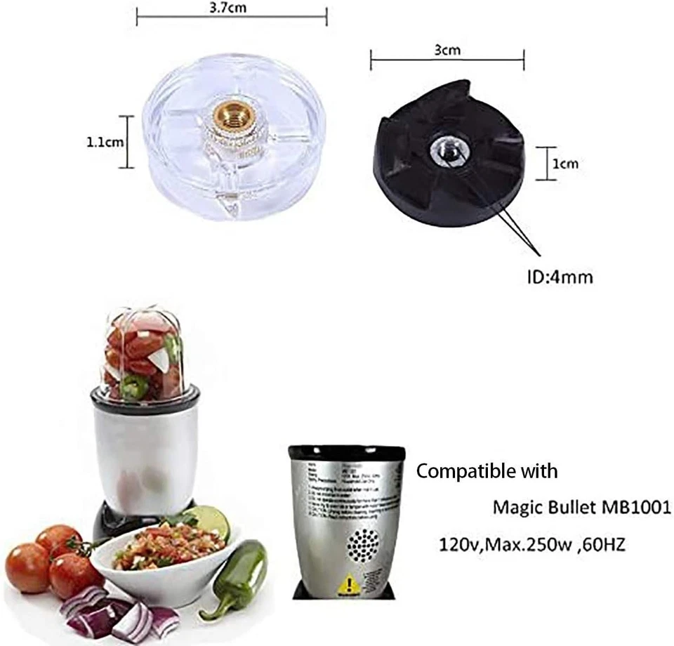 Base Gear Compatible with Magic Bullet Blender- Replacement Part - Image 4 of 4