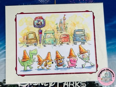 2025 Disney Parks David Buckley Toy Story Adventure Begins Buzz Print 14x18 