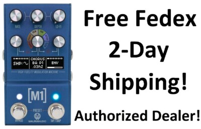 New Walrus Audio MAKO Series MKII M1 High-Fidelity Modulation Guitar Pedal