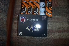 1 dozen BRAND NEW Bridgestone E6 golf balls Baltimore Ravens