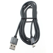 6FT LONG MICRO USB CABLE FAST CHARGE POWER CORD WIRE BRAIDED For PHONE  TABLETS