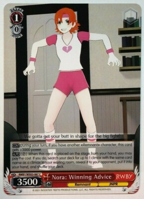 Weiss Schwarz Nora: Winning Advice RWBY/WX03-067 NM/M | eBay