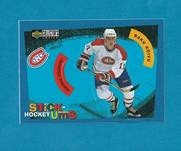 1997-98 Collector's Choice STICK UMS insert S5 Saku Koivu