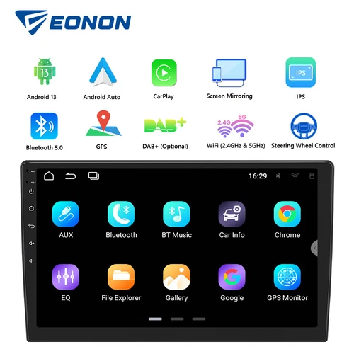 10.1" Android 13 Double 2 DIN GPS Car Stereo MP3 Player FM Radio WiFi Multimedia